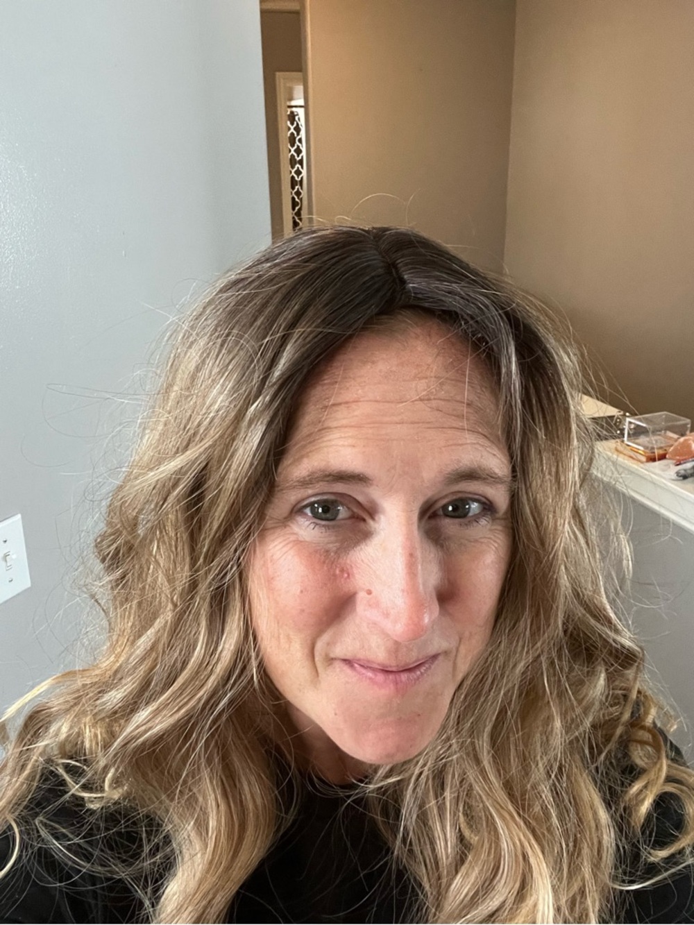 Women's Wavy Lace Front Wig in Ash Blonde Blend